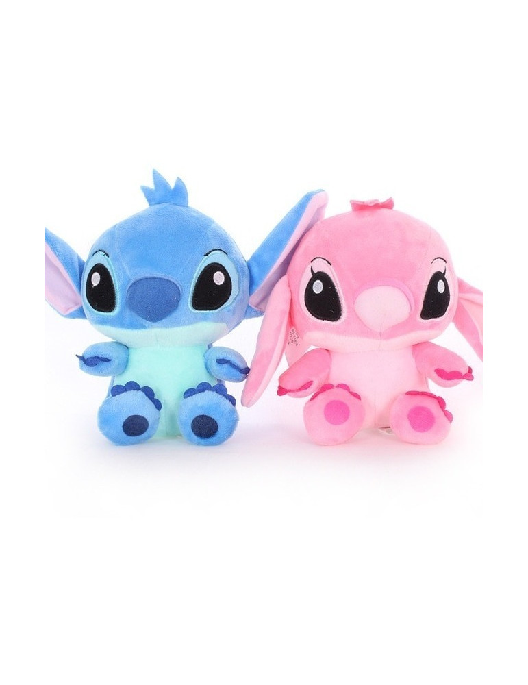 Pareja Angel y stich 18 cm c/u