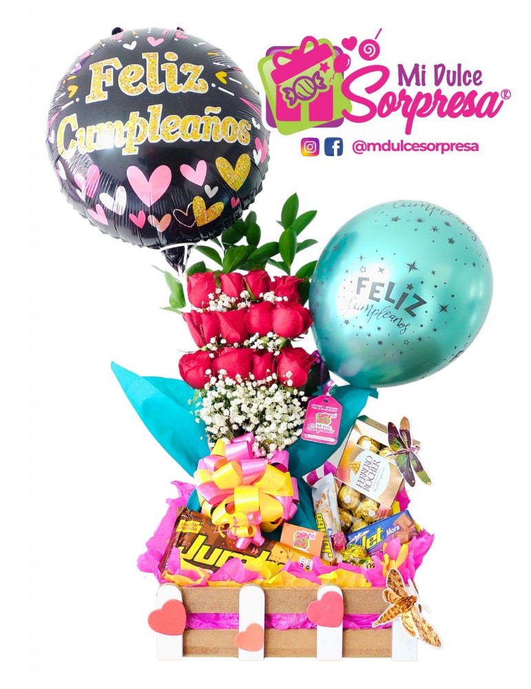 Caja Chocolates y Rosas